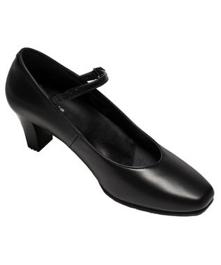 ASICS WALKING ペダラウォーキングシューズ 2E ヒール高5.0cm ブラック系