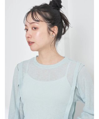 earth music&ecology シアーテレコプルオーバー Mint