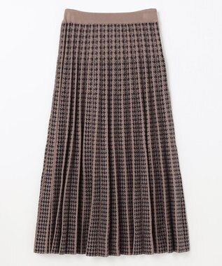 ANY L 【ウエストゴム/洗濯機可能】ハンドトゥースセットアップ モカ×ネイビー