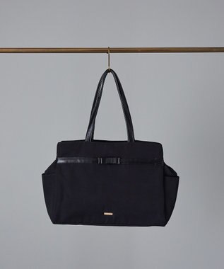 Maison de FLEUR EC限定撥水加工3ルームトートバッグ Black