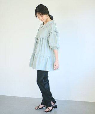 #Newans 【ANSWER for Co-Creation】サークルティアードチュニック セージ系