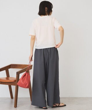 AMERICAN HOLIC 【2点セット】レイヤードシアーTシャツ Off White