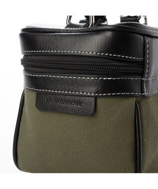 LA BAGAGERIE 【倉敷帆布】キャンバスバニティバッグ カーキ