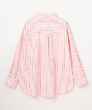 ANY ANYオーバーサイズシャツ ピンクストライプ