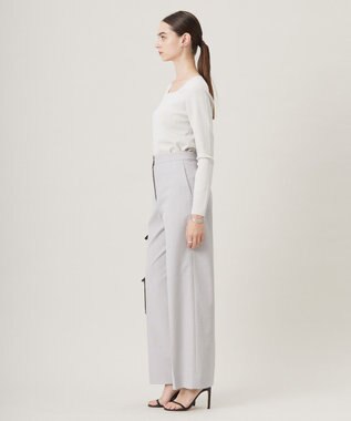 ICB 【洗える】 シンセティックフルニードル ニットプルオーバー トープ系