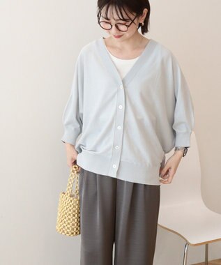 AMERICAN HOLIC 【先行予約】【WEB限定】UVカットドルマンカーディガン Light Gray