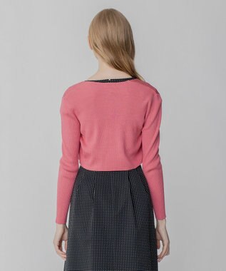 TOCCA 【洗える！】SILK RIB BOLERO ボレロ ベリー系