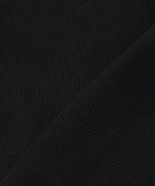 組曲 S 【組曲×setsuko sagittaire】ボンボンフラワー襟付き ニット ブラック系