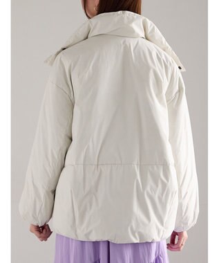 Te chichi スタンドカラーショートダウンジャケット オフホワイト