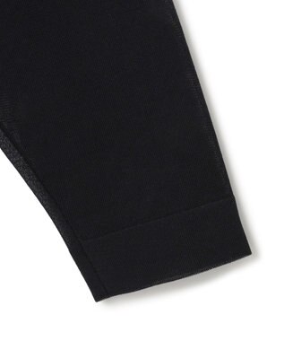 23区 L 【洗える】シアー ダブルブレスト ニット ジャケット ブラック系