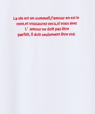 Green Parks ・ｓｗｉｎｇ　ｂｙ　フレンチスリーブ刺繍ＴＥＥ Off White