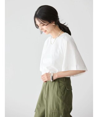 AMERICAN HOLIC フレアスリーブカットプルオーバー Off White