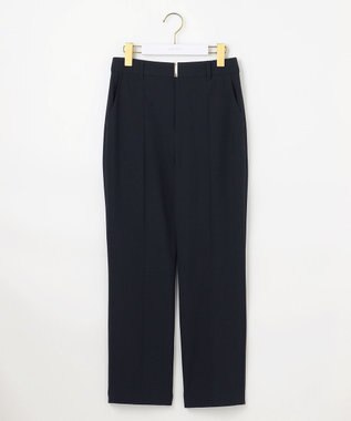 ANY SIS S ウーステッドエステル テーパード パンツ ネイビー