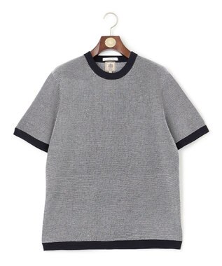 J.PRESS MEN 【HYBRID LINEN】ニットTシャツ ホワイト系1