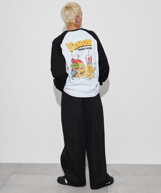 WEGO VISIONジャンクフードラグランLST ホワイト