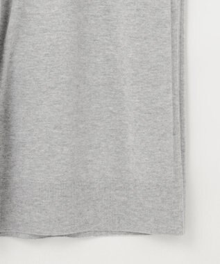 23区 【洗える】ウールカシミヤ ニットワンピース ライトグレー系