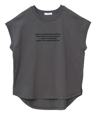 Green Parks ・ｓｗｉｎｇ　ｂｙ　フレンチスリーブ刺繍ＴＥＥ Off White