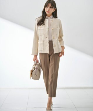 ANY SIS 【洗える】シアーリブ インナー アイボリー