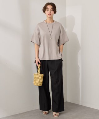 AMERICAN HOLIC タックワイドパンツ Black