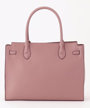 組曲 ベルトデザイントート バッグ ベージュピンク系