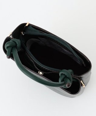 LA BAGAGERIE 【maison vert】 【多収納】ノットデザインポシェット グリーン