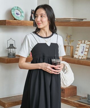 WEGO 【洗える/SML】コンパクトリブT ホワイトその他