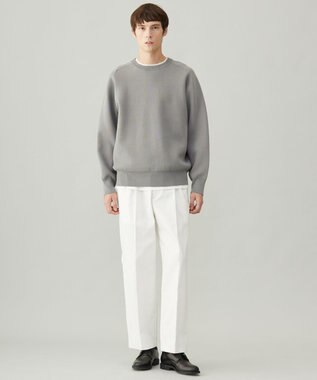 UNFILO MENS 【新色追加】FINE MOVE デニム タックパンツ [24年商品] ホワイト