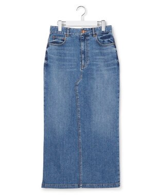 23区 L 【先行予約】23区DENIM Iライン デニムスカート スカイブルー系