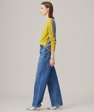 ICB 【CLASSY.1月号掲載・洗える】ウォーターリサイクルデニム カーブパンツ ブルーデニム系