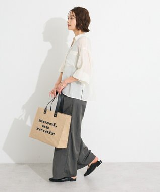 CRAFT STANDARD BOUTIQUE シアーシャツ White