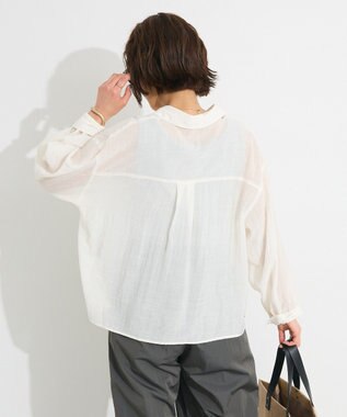 CRAFT STANDARD BOUTIQUE シアーシャツ White