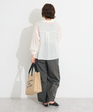 CRAFT STANDARD BOUTIQUE シアーシャツ White
