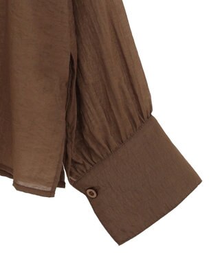 CRAFT STANDARD BOUTIQUE シアーシャツ Brown