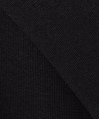 23区 L 【洗える】シアー ダブルブレスト ニット ジャケット ブラック系