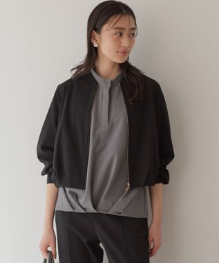 組曲 L 【先行予約・WEB限定】ジョーゼットジャージー ブルゾン