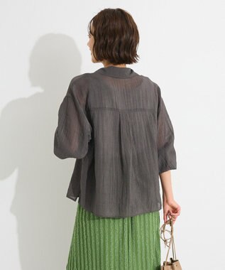 CRAFT STANDARD BOUTIQUE シアーシャツ Charcoal Gray