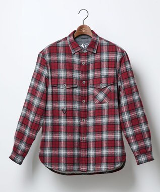 JOSEPH ABBOUD MOUNTAIN オーガニックラフィーネル ボアインナー シャツ ワイン系4