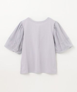 ANY チュールコンビパフスリーブプルオーバー グレー