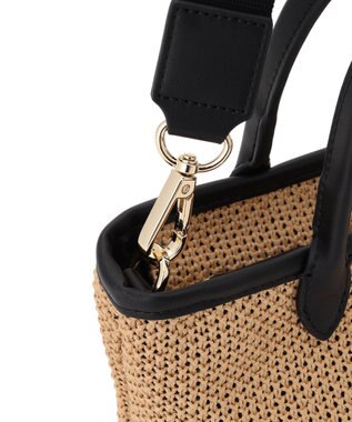 TOCCA TO THE SUNLIGHT POCHETTE かごバッグ ブラック系