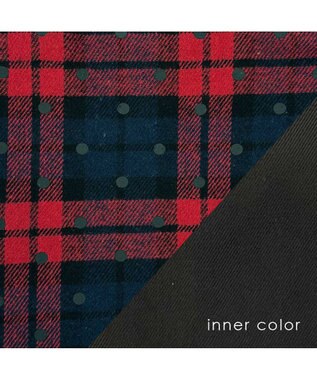 ROOTOTE 1337【フェルト生地】LT.ミディアム.ドットチェック-A 02：レッド