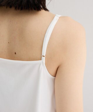 Green Parks 裾レースイレヘムキャミ White