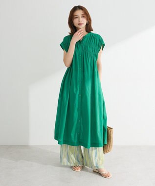 Green Parks Ｉ　シャーリングワンピース Green