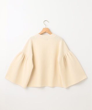 組曲 AMOSSAベルスリーブ ニット ベージュ系