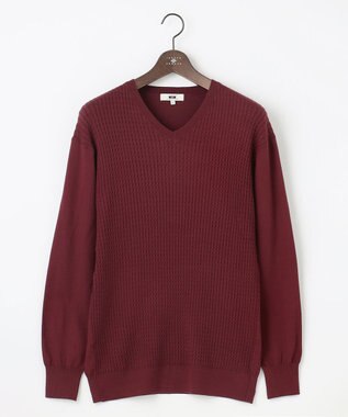 JOSEPH ABBOUD 【キングサイズ・チクチクしない/イージーケア/3シーズン対応】 コンフォート Ｖネック セーター