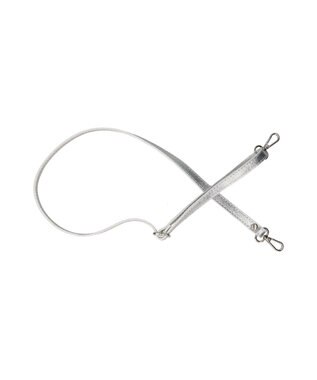 INTER-CHAUSSURES 【ANDREA CARDONE】レザーハンドルファスナー付きバッグ シルバー