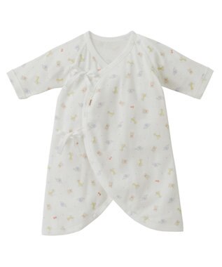 MIKI HOUSE HOT BISCUITS 肌着セット 通年用(総柄) マルチカラー