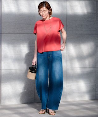 23区 S 【SLOW/一部店舗限定】SLOW DENIM カーヴィーデニム ダルブルー系