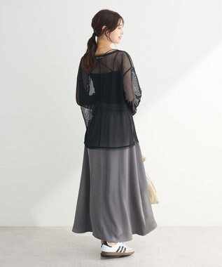 Green Parks メッシュカットプルオーバー White