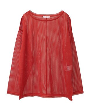 Green Parks メッシュカットプルオーバー Orange