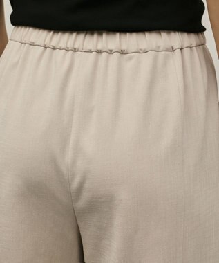 GRACE CONTINENTAL トリアセサイドラインパンツ ベージュ